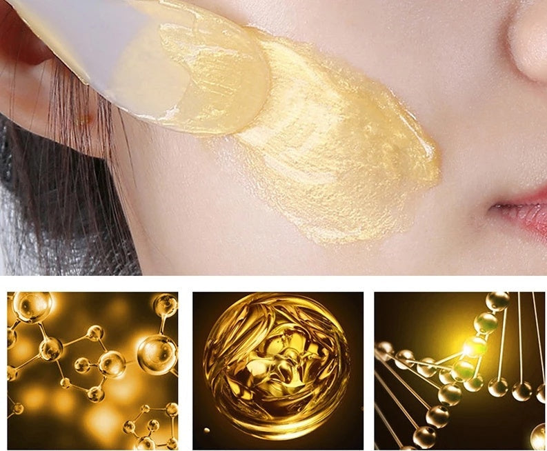 Gold Foil Snail Peel-Off Mask - Hydrating & Rejuvenating Treatment