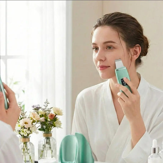 Depurador ultrasónico de piel: herramienta para limpieza profunda de poros y exfoliación