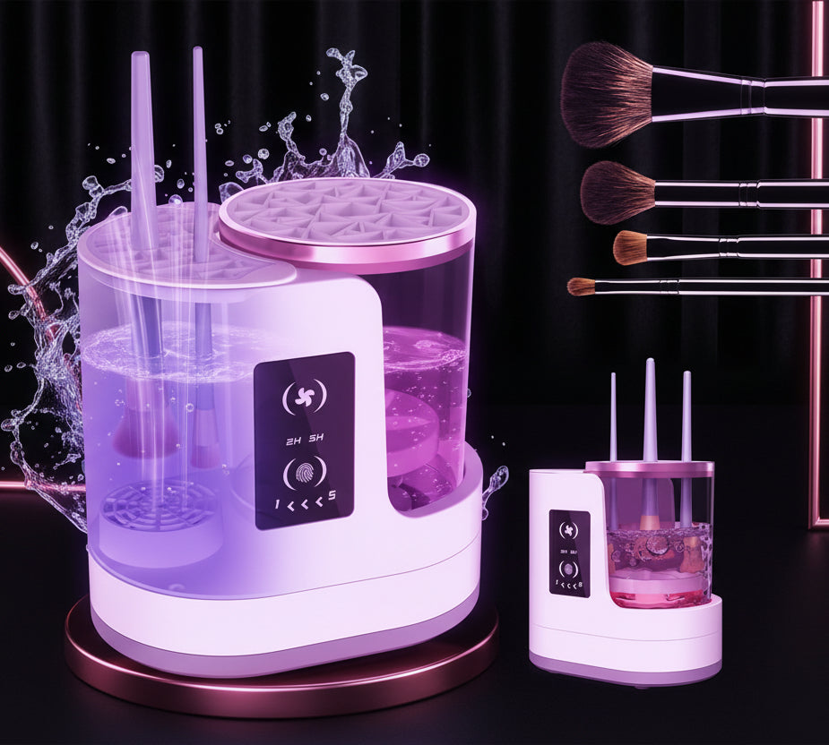 Premium Electric Makeup Brush Cleaner & Dryer Stand + special gift 🎁