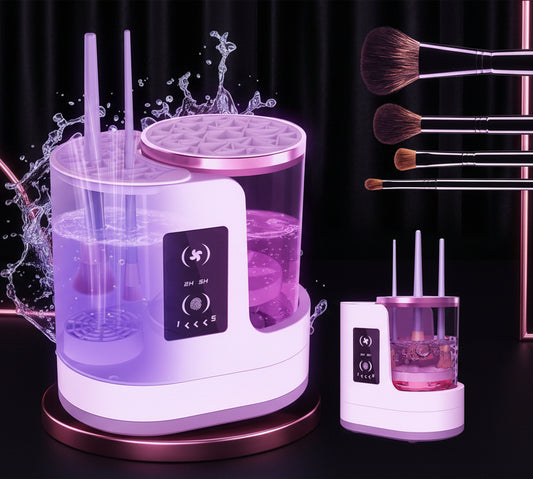 Premium Electric Makeup Brush Cleaner & Dryer Stand + special gift 🎁