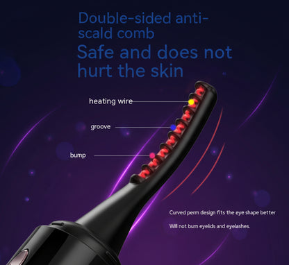 Heated Electric Eyelash Curler - USB Rechargeable