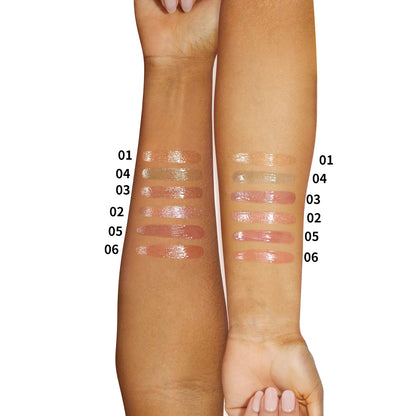 PHOFAY Jelly Lip Oil - Hydrating High-Shine Lip Treatment velvet vial