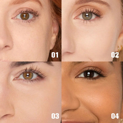 PHOFAY Matte Setting Pressed Powder - Flawless Oil-Control Formula velvet vial