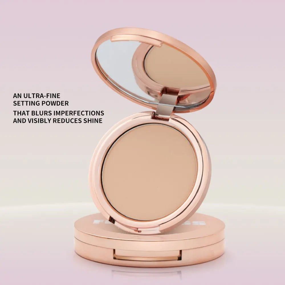 PHOFAY Matte Setting Pressed Powder - Flawless Oil-Control Formula velvet vial
