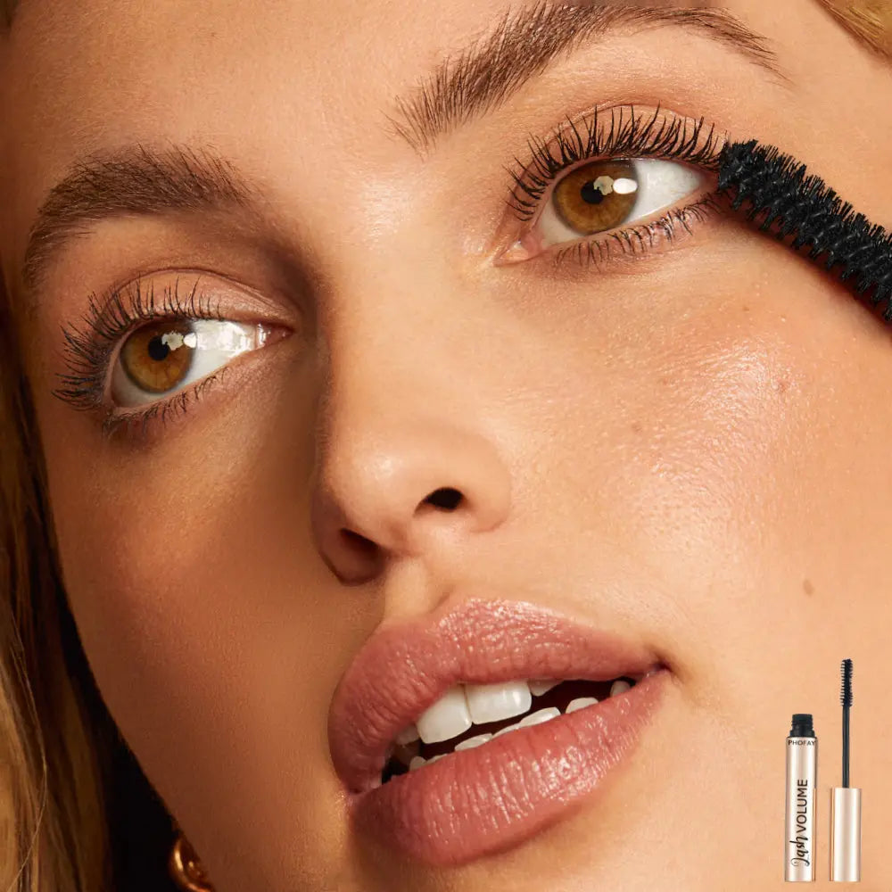 PHOFAY Volumizing Mascara - Dramatic Length & Volume Formula velvet vial