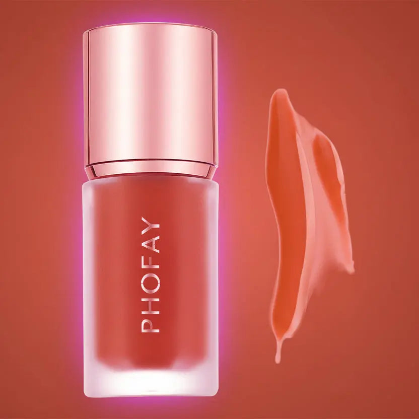 PHOFAY Mousse Liquid Blush - Long-Lasting Matte Formula velvet vial