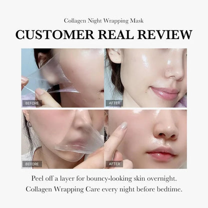 Collagen Peel-Off Night Mask - Firming & Anti-Wrinkle Treatment