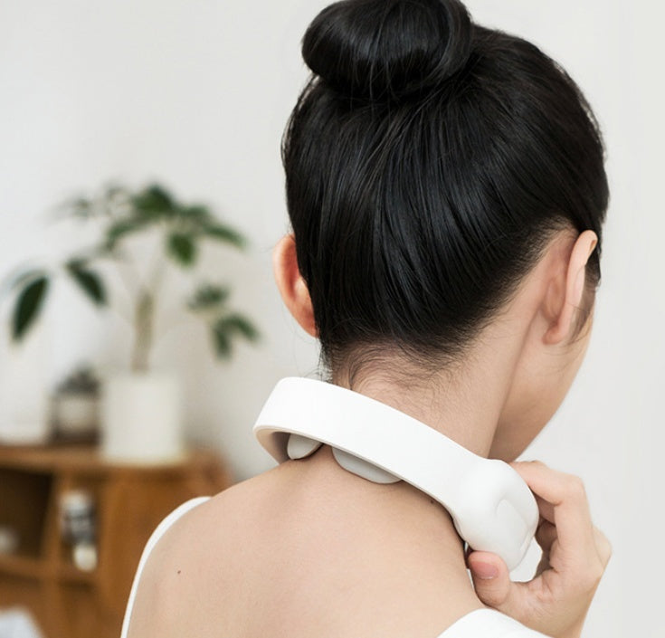 Intelligent Heat & Pulse Neck Massager - Therapeutic Relief & Relaxation