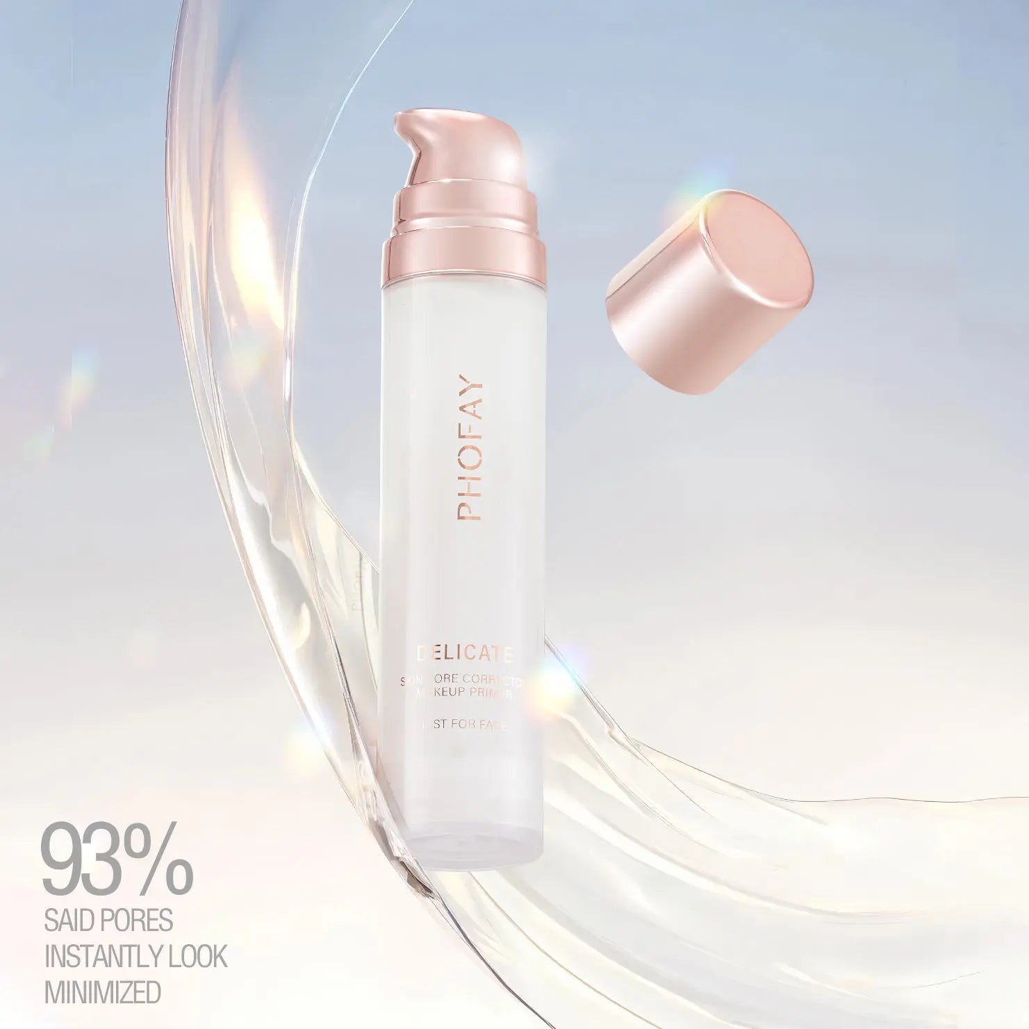 PHOFAY Hydrating Makeup Primer - Lightweight Grip Formula velvet vial