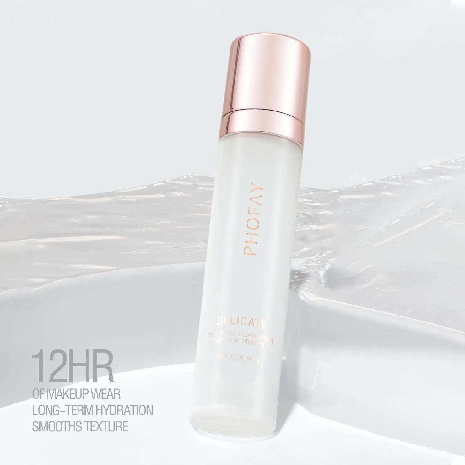 PHOFAY Hydrating Makeup Primer - Lightweight Grip Formula velvet vial