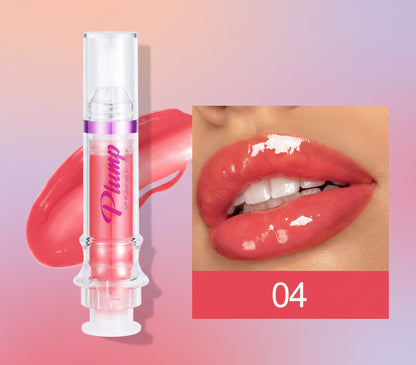 Lip Plumping Gloss - Spicy Honey Mirror Shine Liquid Lipstick