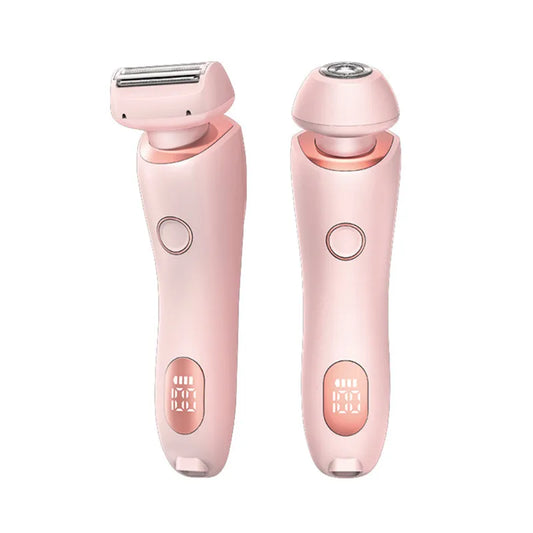 2-in-1 Electric Hair Removal Shaver - Painless and USB Rechargeable