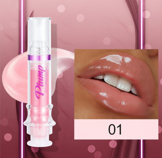 Lip Plumping Gloss - Spicy Honey Mirror Shine Liquid Lipstick
