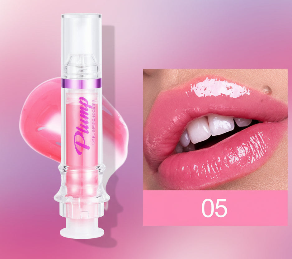 Lip Plumping Gloss - Spicy Honey Mirror Shine Liquid Lipstick