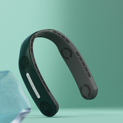 Folding Bladeless Neck Fan — Rechargeable with 8–12 Hour Battery Life