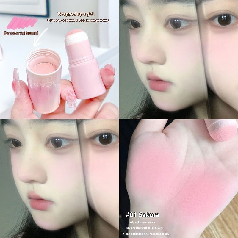 Matte Blush Stick - Cream-to-Powder Formula
