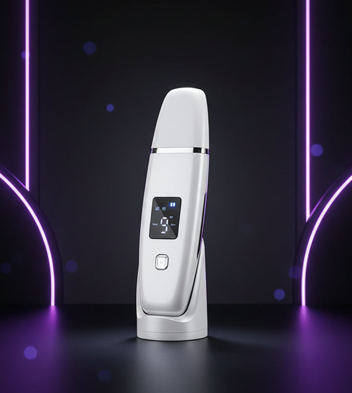 Ultrasonic Skin Scrubber - Deep Pore Cleansing & Exfoliation Tool