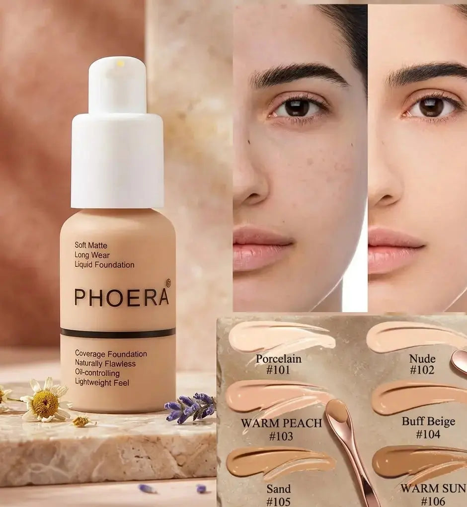 Smoothing Matte Foundation - Oil Control & Concealer