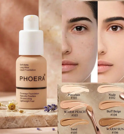 Smoothing Matte Foundation - Oil Control & Concealer