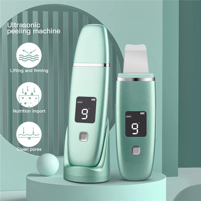 Ultrasonic Skin Scrubber - Deep Pore Cleansing & Exfoliation Tool