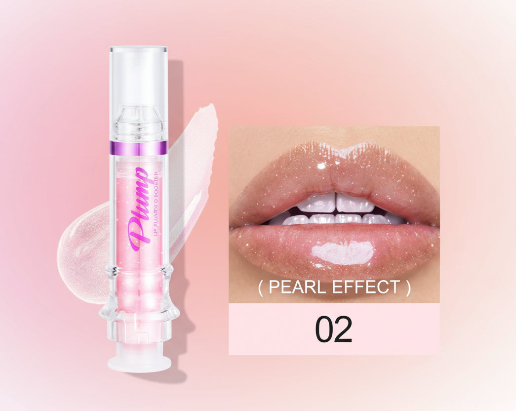 Lip Plumping Gloss - Spicy Honey Mirror Shine Liquid Lipstick