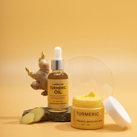 Turmeric Brightening Duo - Essential Oil & Cream