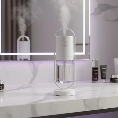 Magic Light Projection Humidifier - USB Ultrasonic Mist Maker with Night Light