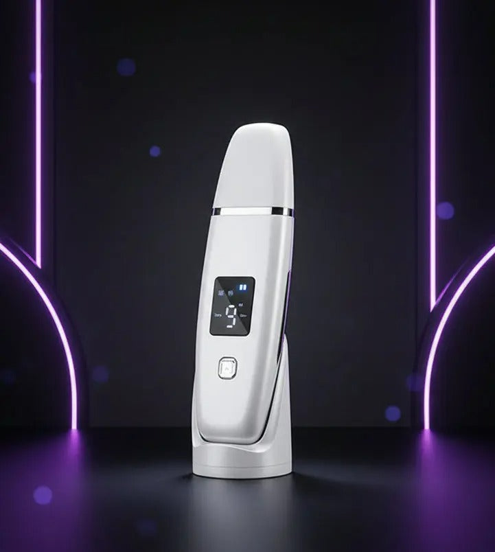 Ultrasonic Skin Scrubber - Deep Pore Cleansing & Exfoliation Tool