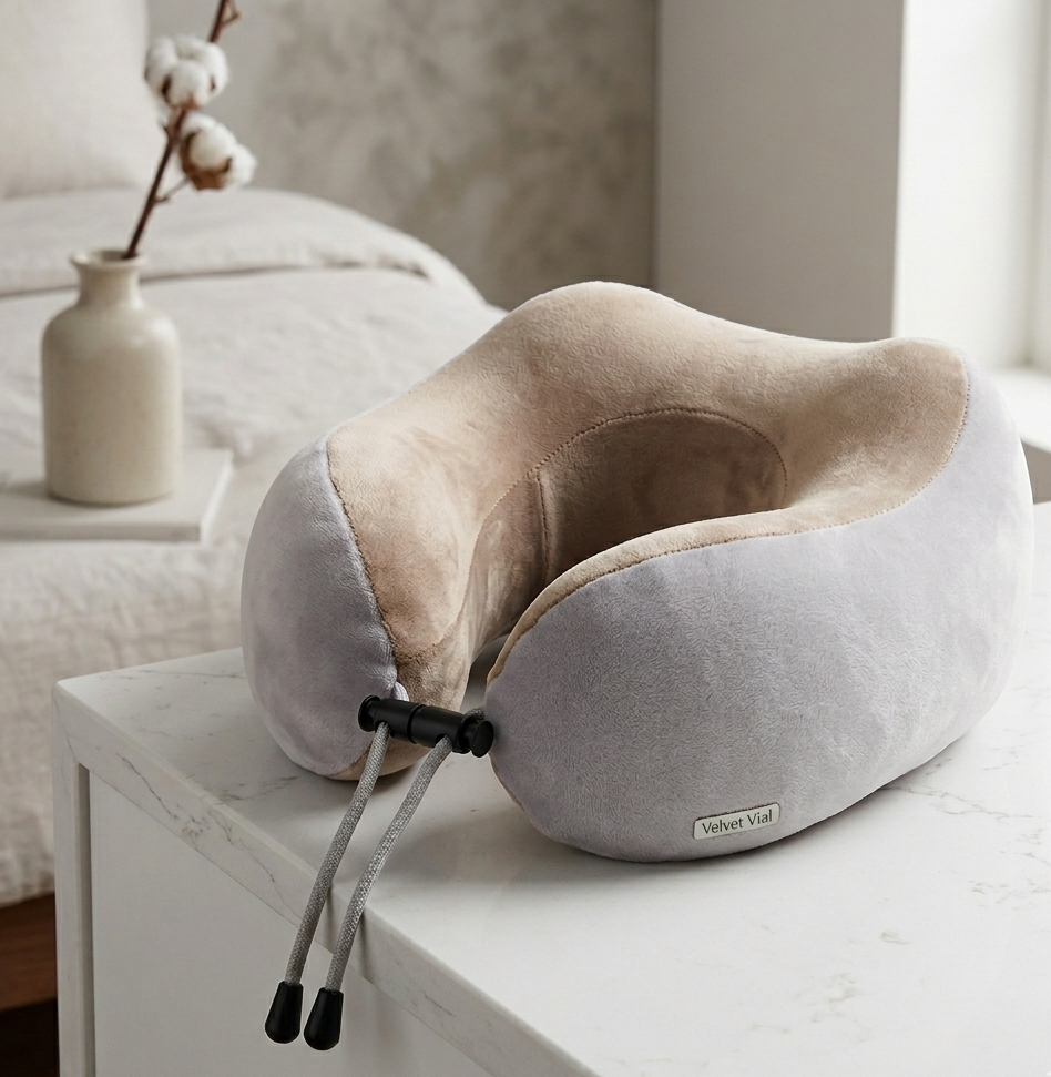 Electric Neck & Shoulder Pillow Massager with Heat