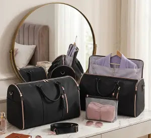 Large Capacity Waterproof Travel Duffle Bag – Women's Folding travel Bag