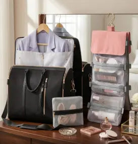 Large Capacity Waterproof Travel Duffle Bag – Women's Folding travel Bag