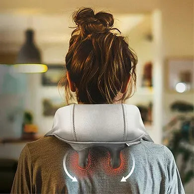Deep Kneading Rechargeable Neck & Shoulder Massager with Heat