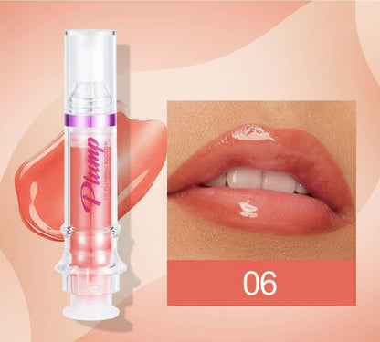Lip Plumping Gloss - Spicy Honey Mirror Shine Liquid Lipstick