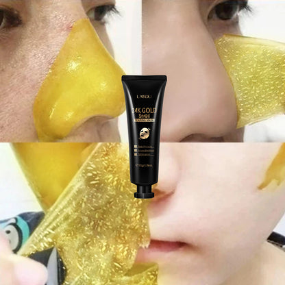 Gold Foil Snail Peel-Off Mask - Hydrating & Rejuvenating Treatment
