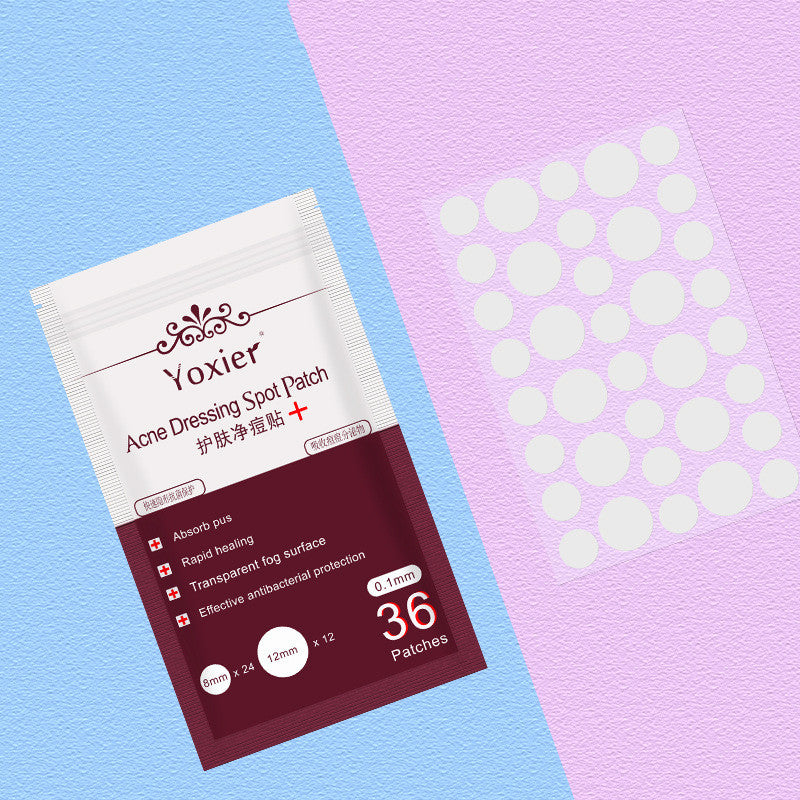 Invisible Acne Pimple Patches - Hydrocolloid Spot Treatment Stickers