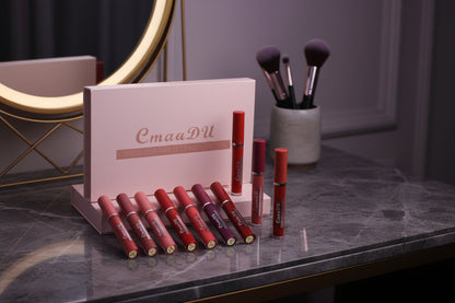 Long-Wear Waterproof Matte Lipstick - Non-Transfer Formula