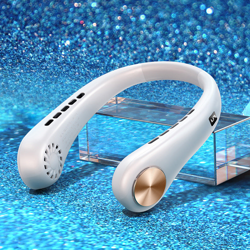 Bladeless Neck Fan — Portable neck fan with rechargeable battery