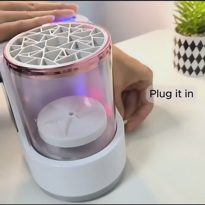 Premium Electric Makeup Brush Cleaner & Dryer Stand + special gift 🎁