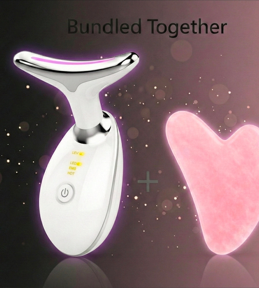 EMS Thermal Neck Lifting and Tightening Massager - Electric Microcurrent Wrinkle Remover