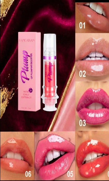 Lip Plumping Gloss - Spicy Honey Mirror Shine Liquid Lipstick